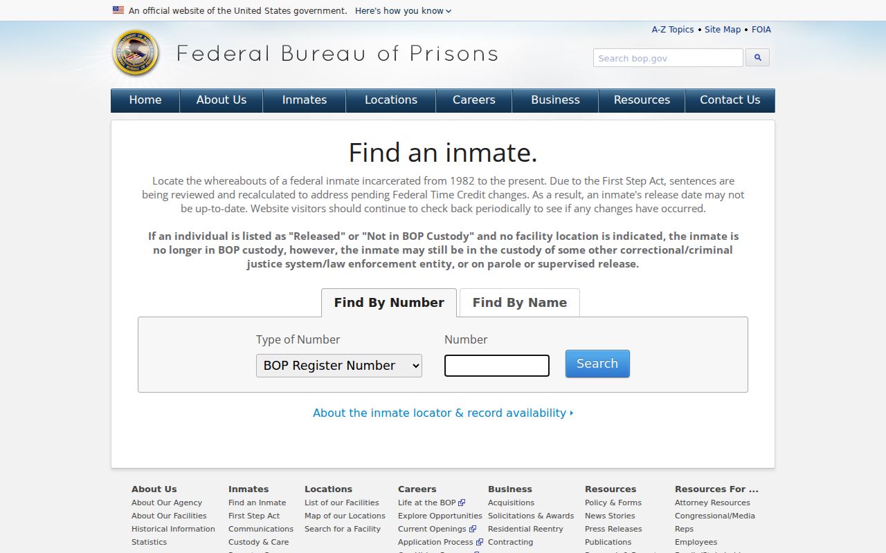 Federal inmate locator for La Plata County criminal record research